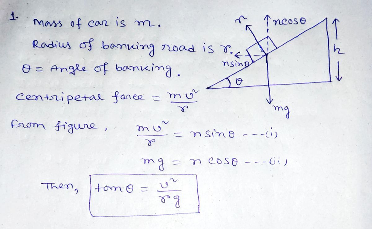 Physics homework question answer, step 1, image 1